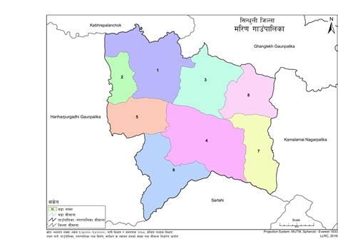 Administrative Map - Marin, Sindhuli, Province 3 | nRead