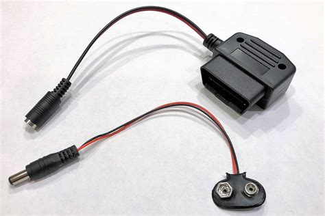 OBD ll Connector Vehicle Memory Saver Reliable and Easy 9 Volt Battery ...