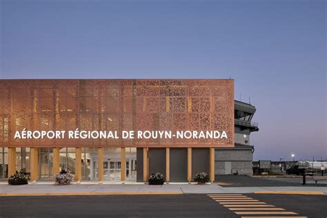 A new air terminal for the Rouyn-Noranda Airport | Design Dekko