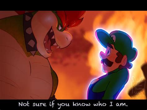 not sure if you know who i am | Bowser x Luigi / Bowuigi | Know Your Meme