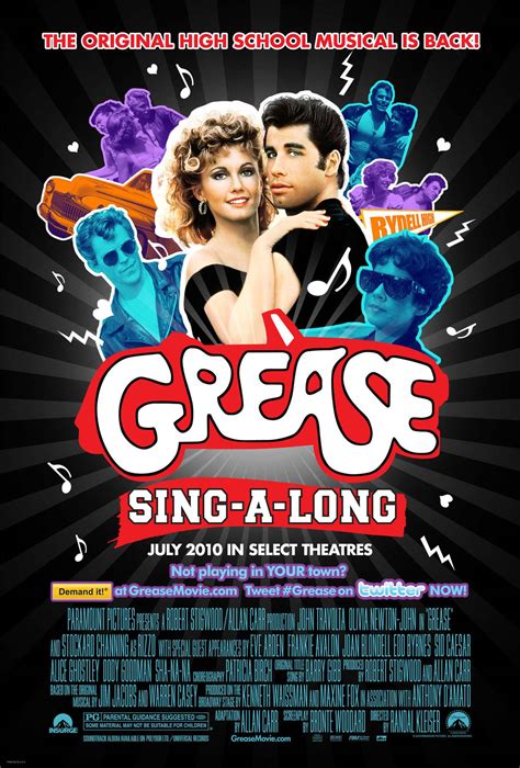 Download Grease Movie Poster Wallpaper | Wallpapers.com