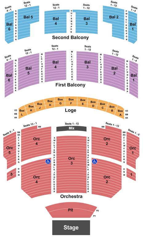 Taft Theatre Seating Chart & Maps - Cincinnati