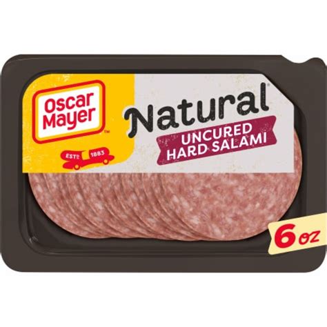 Oscar Mayer Natural Uncured Hard Salami Sliced Lunch Meat, 6 oz - Smith ...