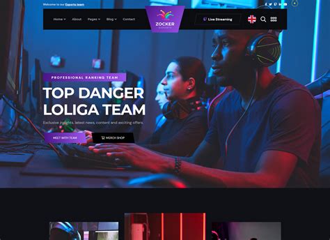 50 Best Gaming Website Templates 2023 - freshDesignweb