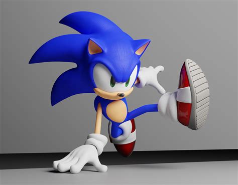 ArtStation - Sonic Prime Concept Art Pose Test