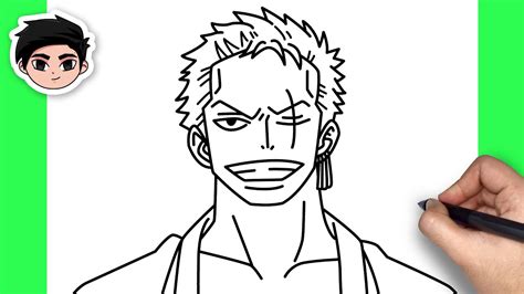 How To Draw Roronoa Zoro | One Piece - Easy Step By Step Tutorial - YouTube