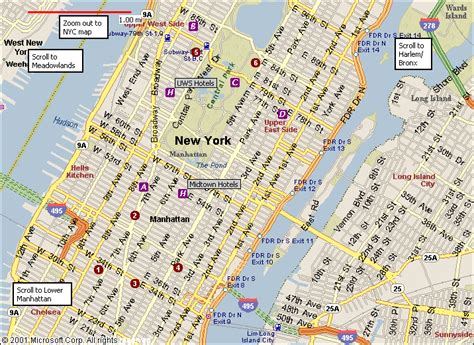 Printable Map Of Midtown Manhattan