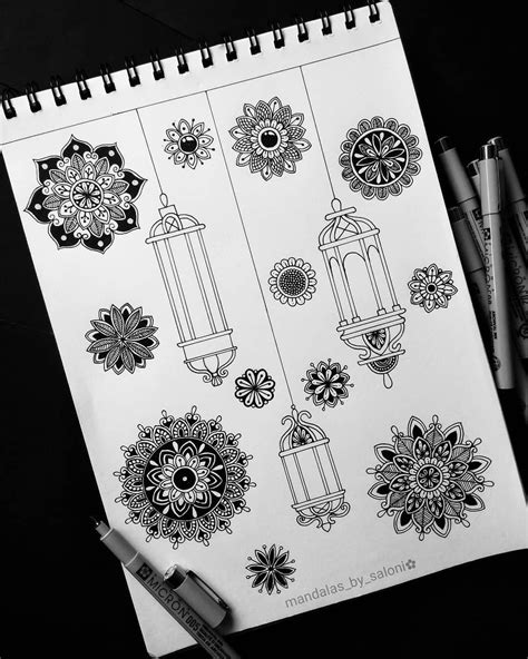 S A L O N I on Instagram: “Happy Wednesday . . . Mini mandalas # ...