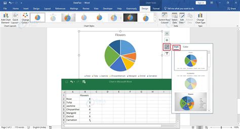 How to create Pie chart in Word? - DataFlair