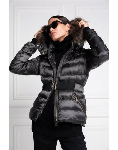 Holland Cooper Aspen Hooded Fur Trim Coat - Coats & Jackets from ...