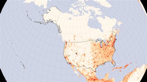 Density Canada Population Map