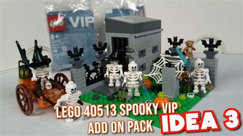 IDEA 3 for Lego 40513 Spooky VIP Add On Pack | Cemetery and Skeleton ...