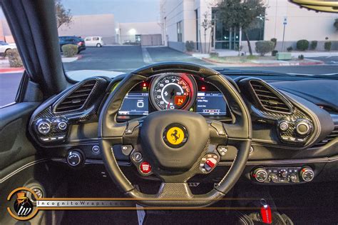 Ferrari 488 GTB - Carbon Interior — Incognito Wraps