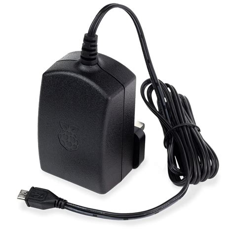 Raspberry Pi Official Power Adapter - 5.1V 2.5A (Black) | Samm Market