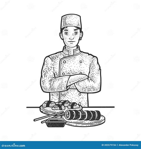 Chef Hat Sketch Vector Drawing Cap White | CartoonDealer.com #62865555