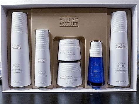 New Korea Atomy Absolute Skincare Set Cellactive Anti Aging Winkle EGF ...