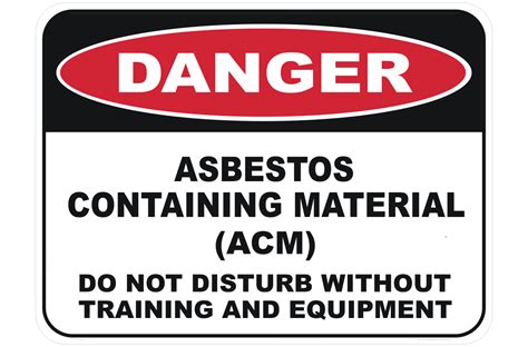 Asbestos Containing Material sign D10276 - National Safety Signs