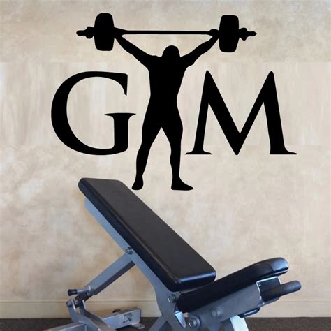 GYM Wall decals healthy life style sports wand stickers motivated ...