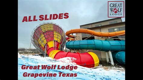 All Waterslides At Great Wolf Lodge Grapevine Texas - YouTube