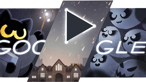 This Halloween, Google Doodle Has a Wizard Cat Fighting Ghosts