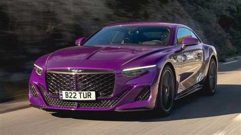 Purple Bentley Batur Begins Testing On Public Roads In Europe