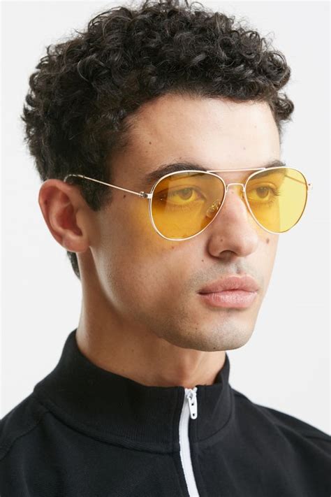 Yellow Aviator Sunglasses | TopSunglasses.net