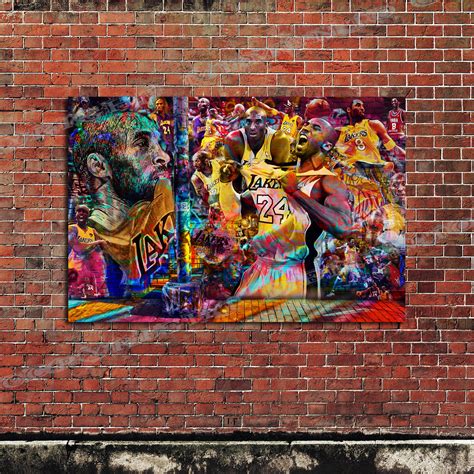 Kobe Bryant 24 Graffiti Lakers Collage dream NEW - Etsy