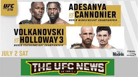 UFC 276 Fight Card, Date, Location, Time & Betting Odds » The UFC News