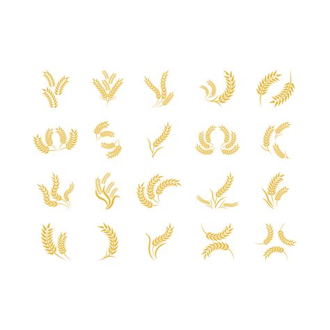 Wheat logo vector icon illustration 8566011 Vector Art at Vecteezy