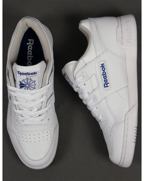 Reebok Workout Plus Trainers White,shoes,leather,sneakers