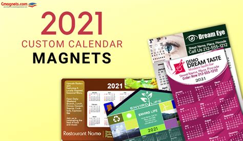 Custom Calendar Magnets- Make Brand Impressions All Year Round ...