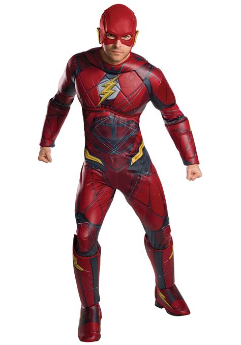 Justice League Adult Deluxe Flash Costume - $69.99