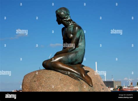 Mermaid statue in The Copenhagen - Denmark Stock Photo - Alamy