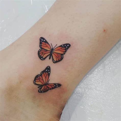 monarch butterfly tattoo small - Melita Lawler