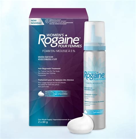 ROGAINE FOAM 5% HAIRLOSS SOLUTION FOR WOMEN 1 MONTH SUPPLY (NEW 2024 ...