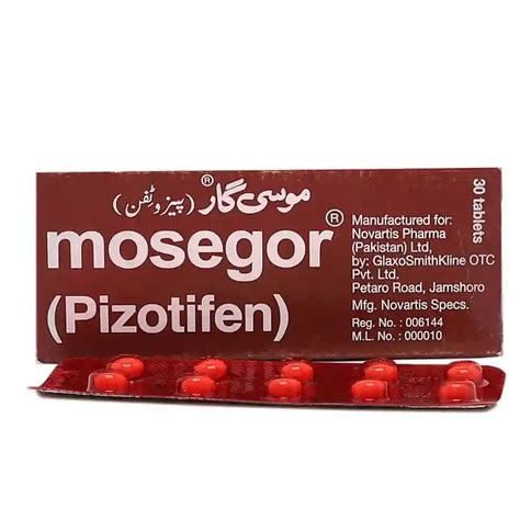 Mosegor Tablets 30 Uses, Side effects & Prices in Pakistan