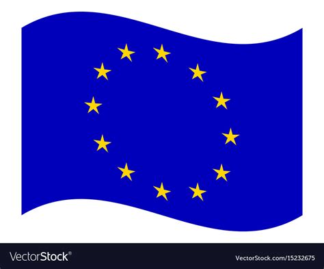 European union flag Royalty Free Vector Image - VectorStock