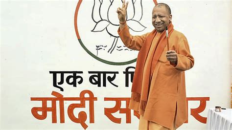 ‘Ek baar phir Modi sarkar, is baar BJP 400 paar’: Yogi launches slogan ...