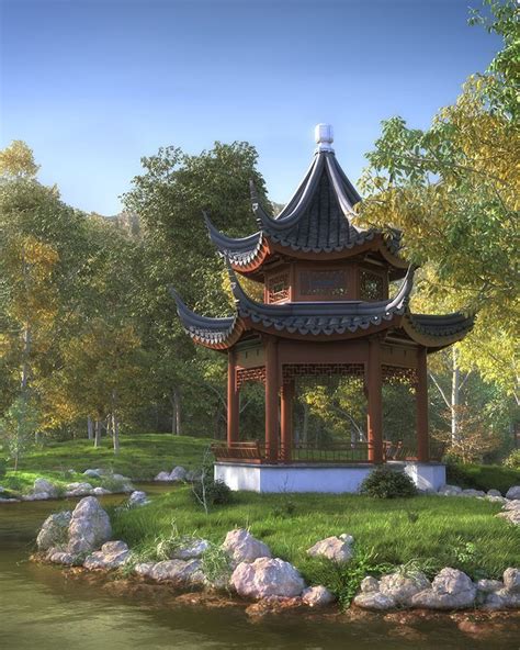 chinese garden | Chinese garden, Pagoda garden, Chinese landscape