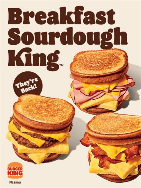 Breakfast Sourdough King at Burger King Nassau!