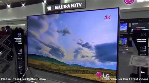 LG 98 Inch Ultra HD 4K TV Preview - YouTube