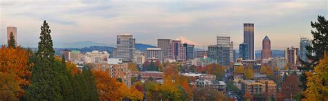 Portland Oregon City Skyline and Mount Hood Photograph by Jit Lim - Pixels