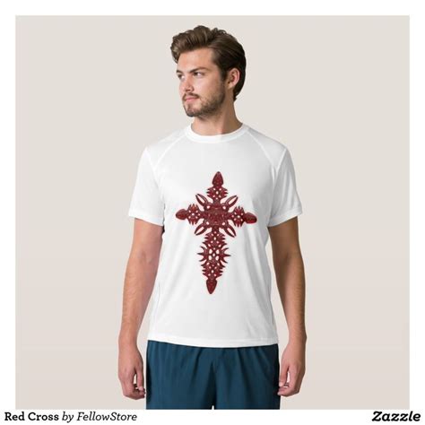 Red Cross T-Shirt | Zazzle.com | Shirts, T shirt, Mens tops