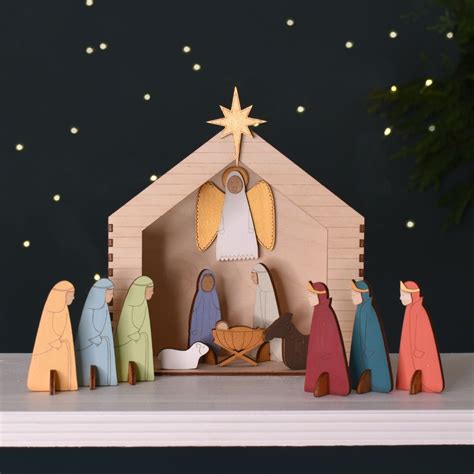 Handmade Nativity set | Nativity Christmas decoration