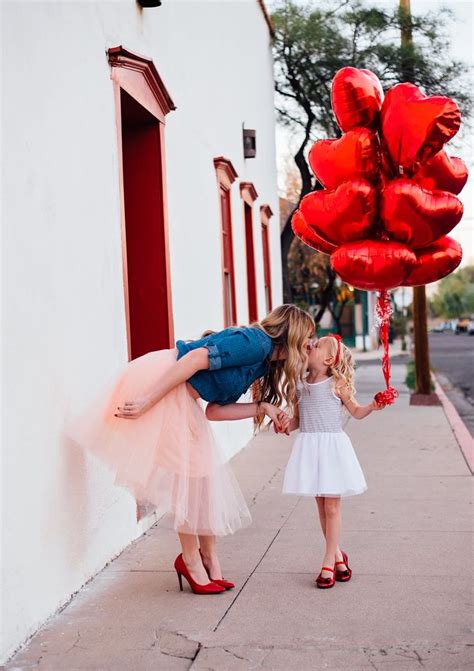 Valentine’s Day kids photo shoot | Mother daughter photoshoot ...