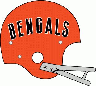 Vintage Cincinnati Bengals Helmet Logo - Iconic orange helmet with bold ...