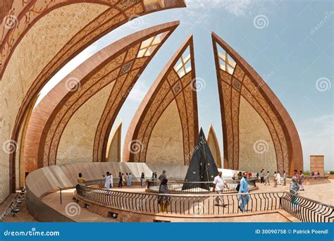 Tourists At The Pakistan Monument, Islamabad Editorial Stock Photo ...