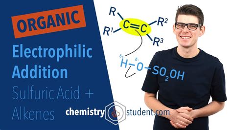 Alkenes: Electrophilic Addition with H2SO4 (A-level Chemistry) - YouTube