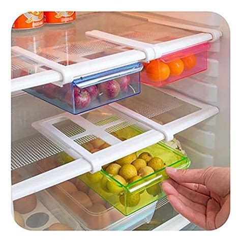 Multi Purpose Fridge Storage Racks / Storage Sliding Drawer / Shelf ...