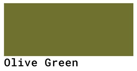 Olive Green Color Codes - The Hex, RGB and CMYK Values That You Need ...